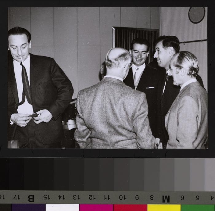 Leçon inaugurale en radiologie. On distingue dans le fond, de face, Axel Essinger.