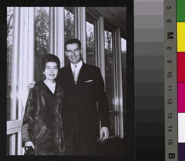 Portrait du médecin Axel Essinger et de son épouse Diane, lors de sa leçon inaugurale en radiologie.