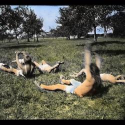Santé publique: lutte contre la tuberculose (LVT), cure préventive de soleil et de gymnastique de Begnins.