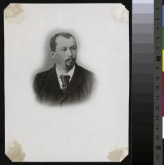 Portrait en buste du Prof. Louis Bourget jeune.