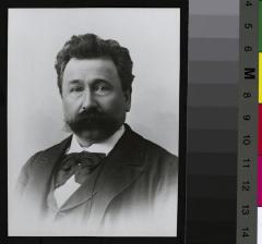 Portrait du Prof. Marc Dufour, professeur d'ophtalmologie (1890-1910) à la Faculté de médecine de Lausanne.